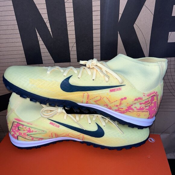 NEW Nike Mercurial Superfly 10 Academy TF Turf Kylian Mbappe FQ8333 800 Sz 9 - Picture 3 of 8